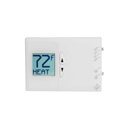 Lux Products LUX Low Voltage Digital Non-Programmable Thermostat PSDH121B - 2 Stage Heat 1 Cool Heat Pump 24 VAC - Pkg Qty 5 PSDH121B